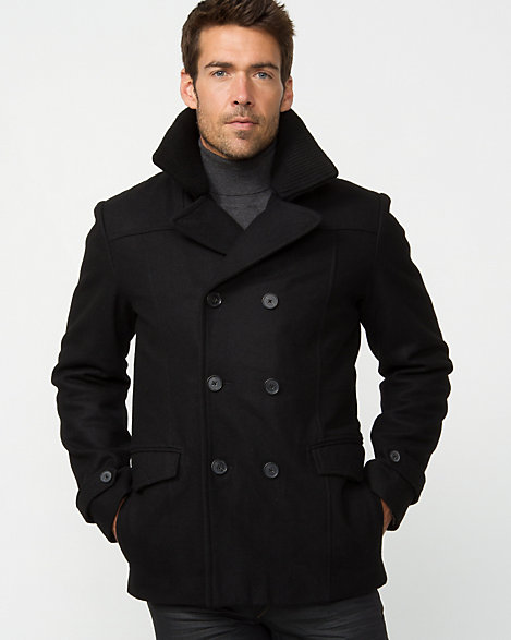 Melton Pea Coat | LE CHÂTEAU