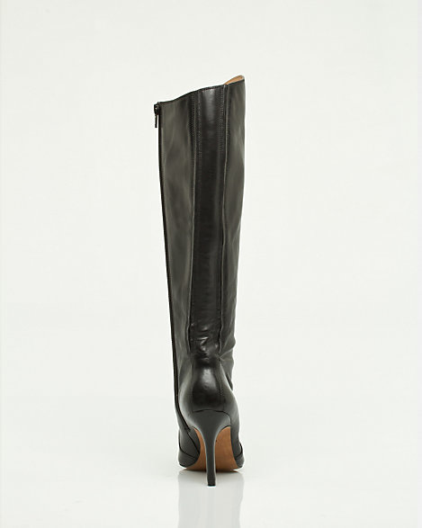 leather knee high boots size 3
