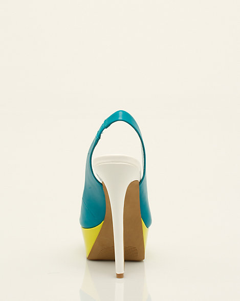 block slingback