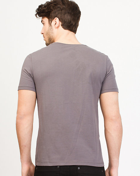 LE CHÂTEAU: Cotton Blend Crew Neck T-Shirt