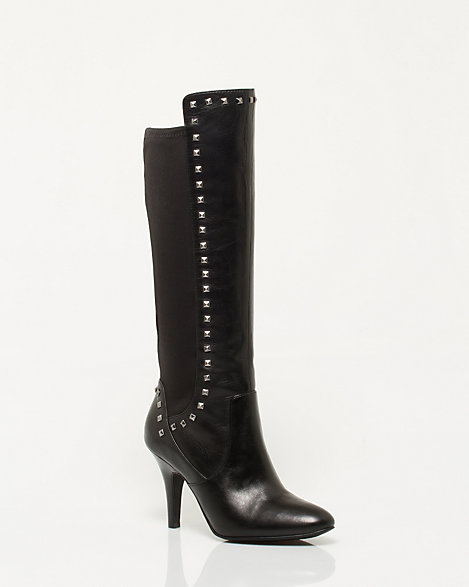 pointy leather boots