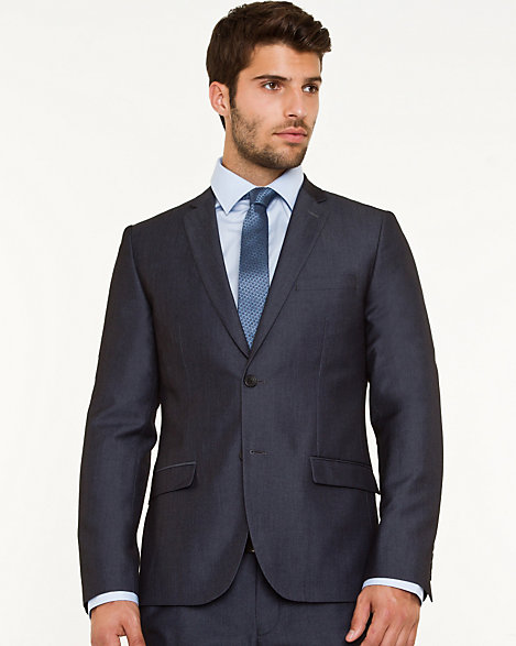 Twill Slim Fit Blazer | LE CHÂTEAU