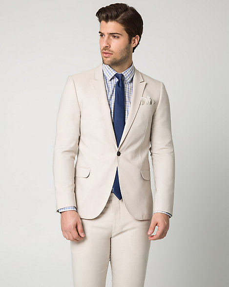 Twill Slim Fit Blazer | LE CHÂTEAU