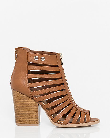 faux leather gladiator sandals