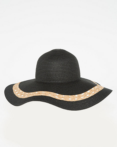 woven floppy hat