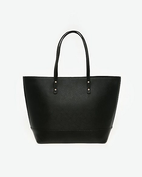 Saffiano Faux Leather Tote Bag | LE CHÂTEAU