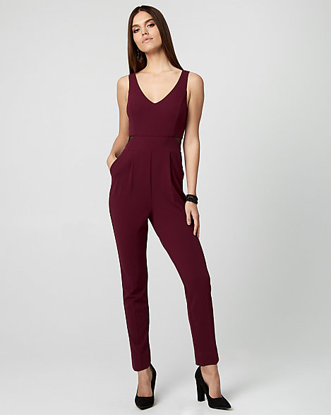 le chateau black jumpsuit