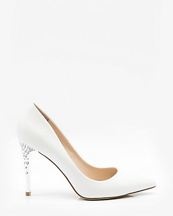 Wedding Guest Shoes Boutique Pumps Sandals Jewel Embellished Pointy Toe Pump