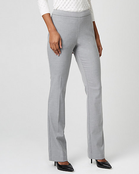 flare leg trousers