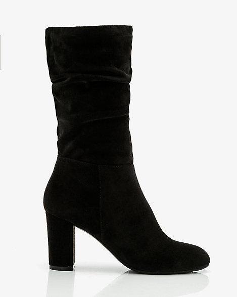 next black slouch boots