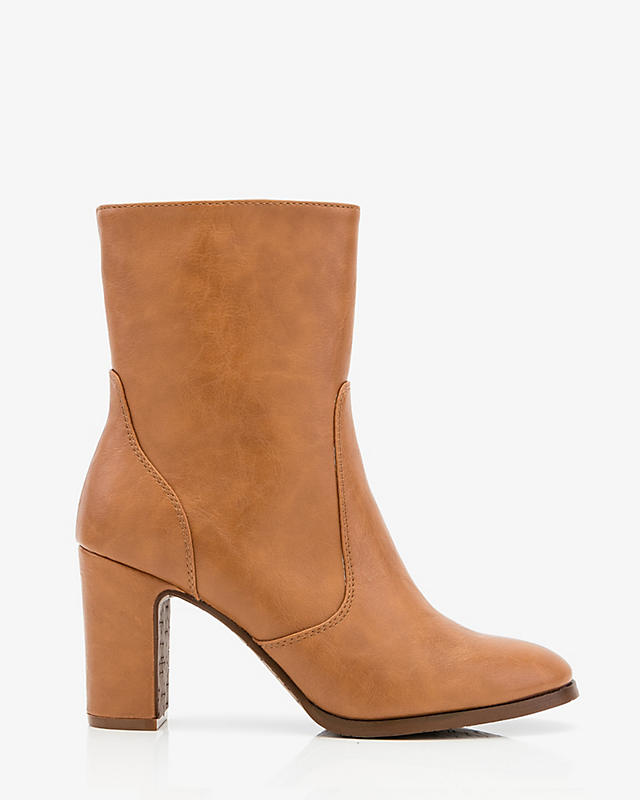 tan sock bootie