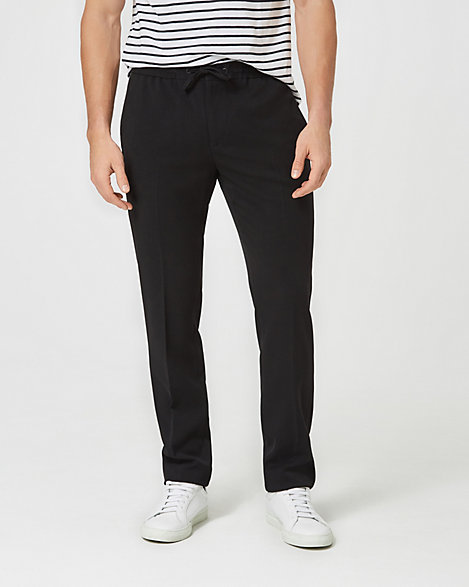 slim leg track pants