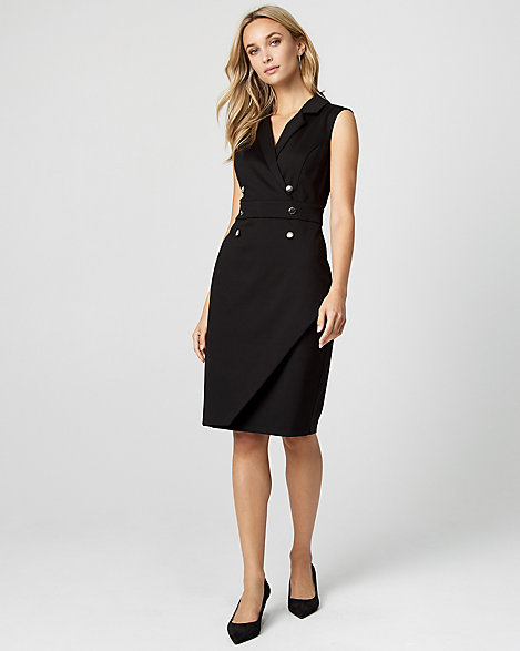 double breasted sheath dress