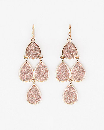 Earrings Le ChÂteau Glitter Chandelier Earrings
