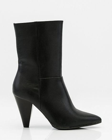 Pointy Toe Cone Heel Ankle Boot | LE 