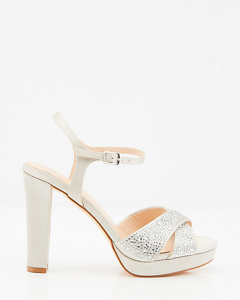 platform jeweled sandals