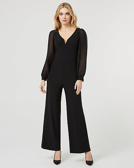 flowy wide leg jumpsuit