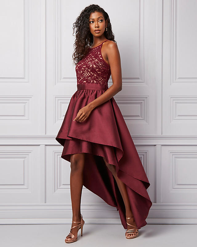 Halter neck high low dress Clearance