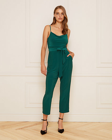 high neck wide leg jumpsuit